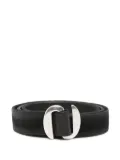 Orciani leather interlocking-buckle belt - Black