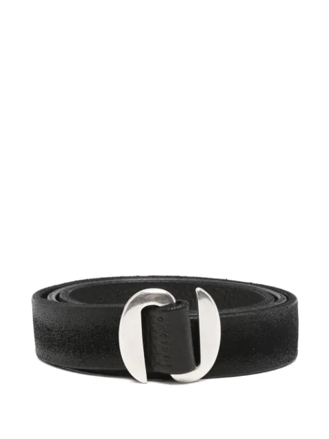 Orciani leather interlocking-buckle belt