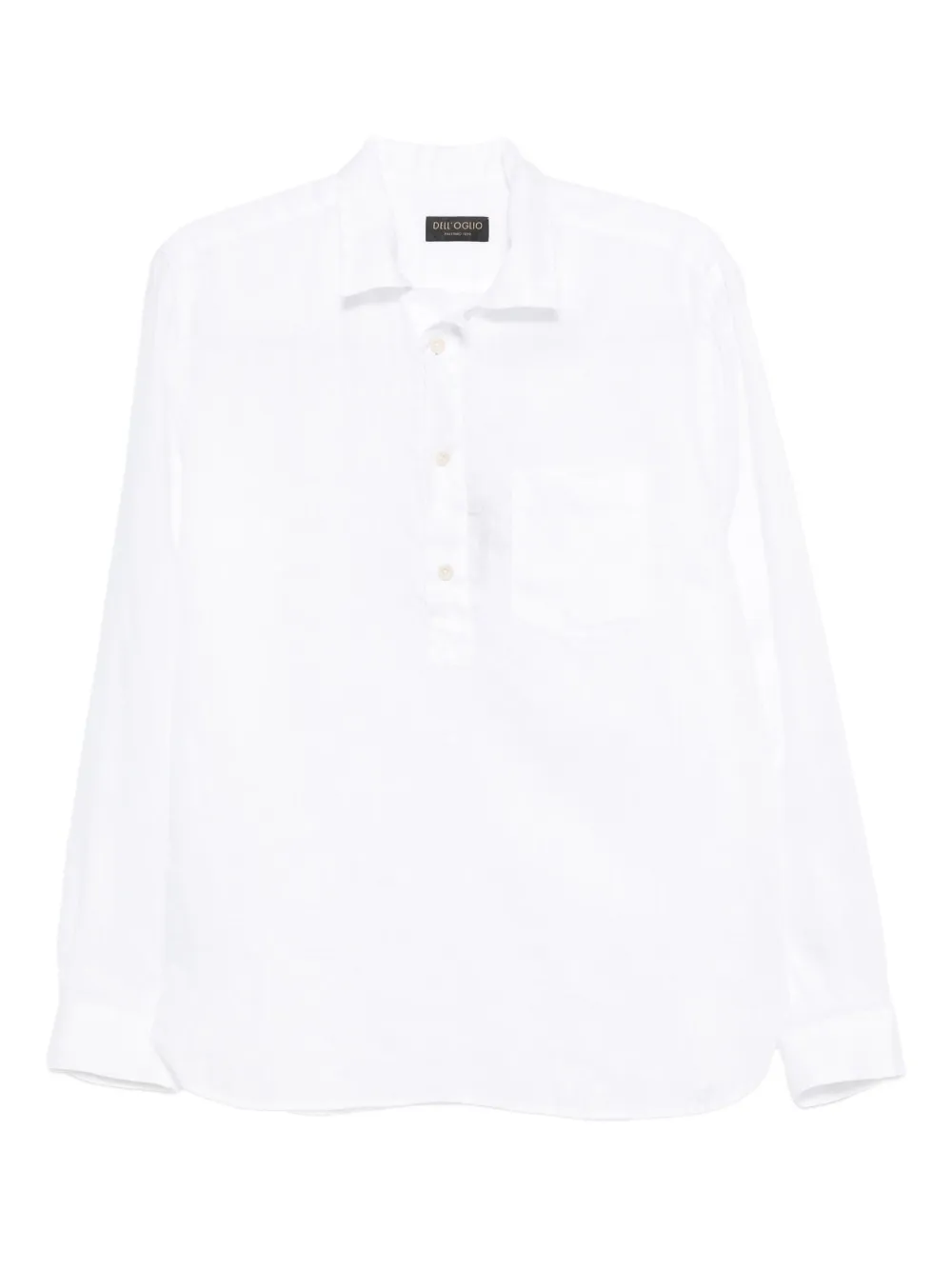 Dell'oglio long-sleeve collared shirt Wit