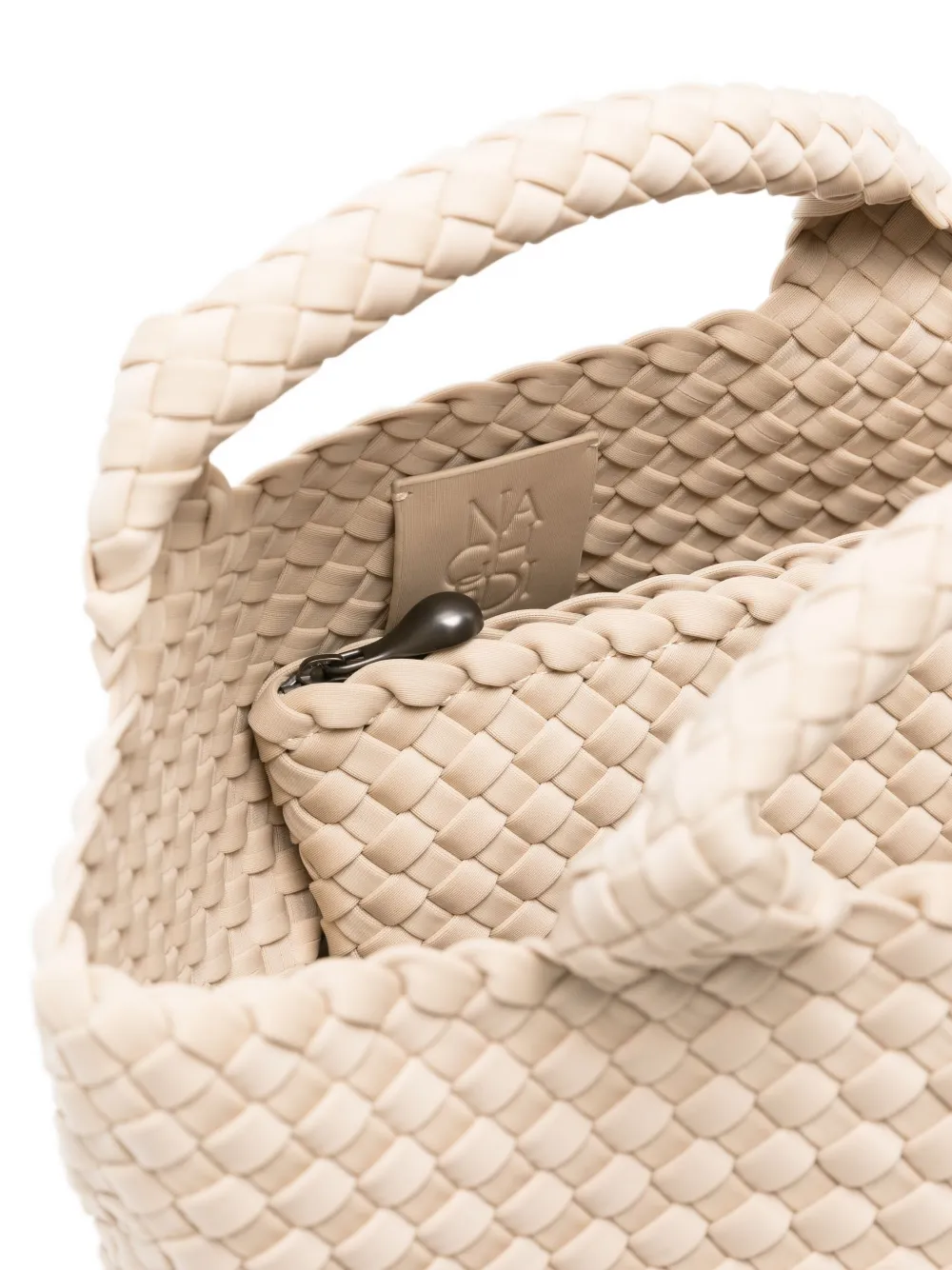 Naghedi St. Barths Woven Top-handle Tote Bag In Neutral