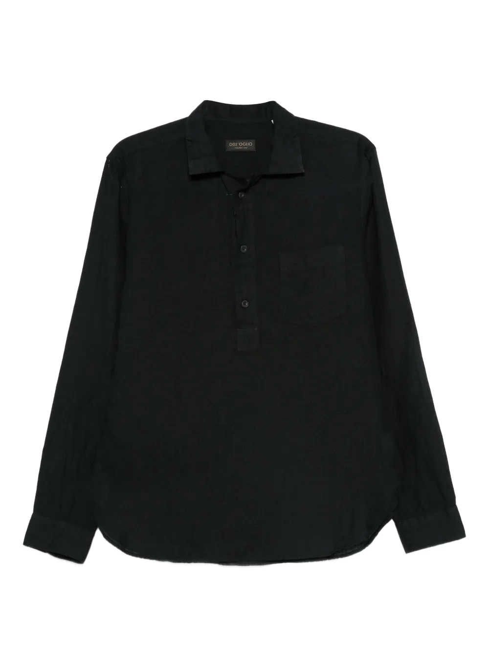 Dell'oglio long-sleeve button-down shirt Zwart