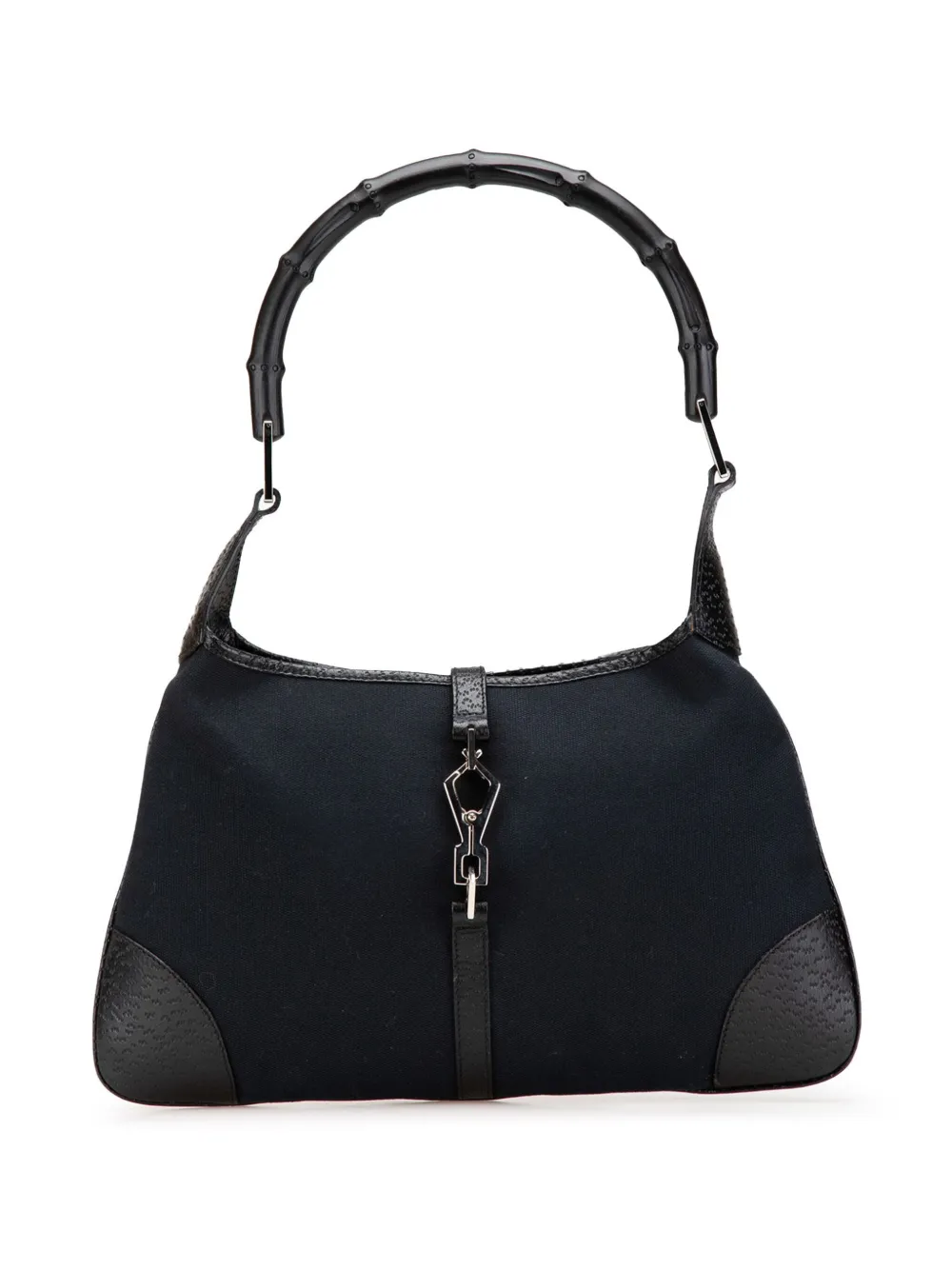 Gucci Pre-Owned 2000-2015 Canvas Bamboo Jackie hobo bag | Blue | Image 1