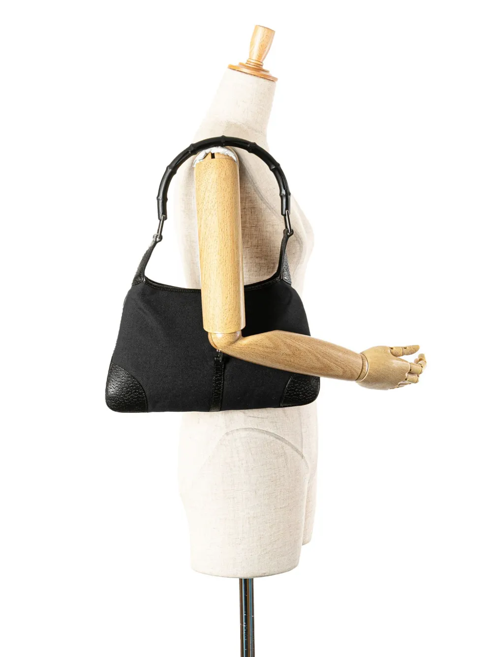 Gucci Pre-Owned 2000-2015 Canvas Bamboo Jackie hobo bag | Pre-Owned | Image 2