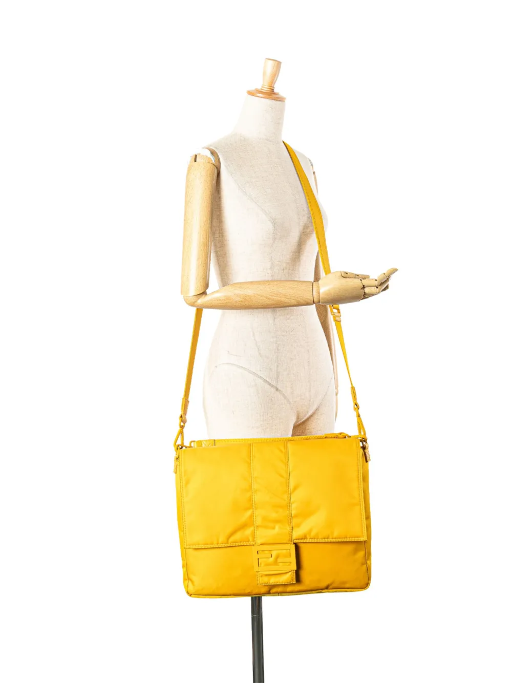 Fendi Pre-Owned 2010-2025 Large Econyl Nylon Baguette satchel | Pre-Owned | Image 2