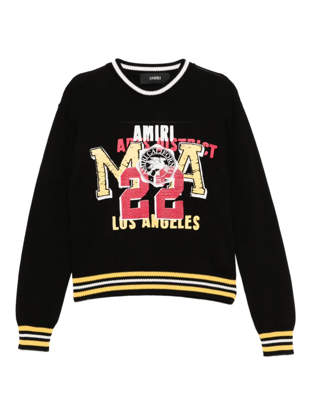 AMIRI KIDS سويت شيرت بطبعة جرافيك | أسود | Image 1