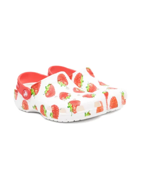 Crocs Kids strawberry-print clogs