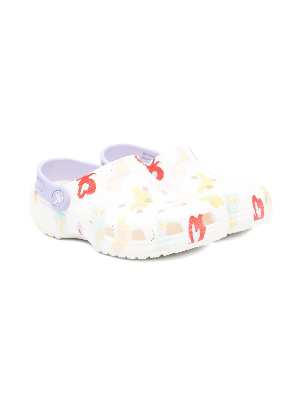 Crocs Kids Classic Butterfly サンダル - ホワイト Crocs Kids Classic Butterfly サンダル - ホワイト