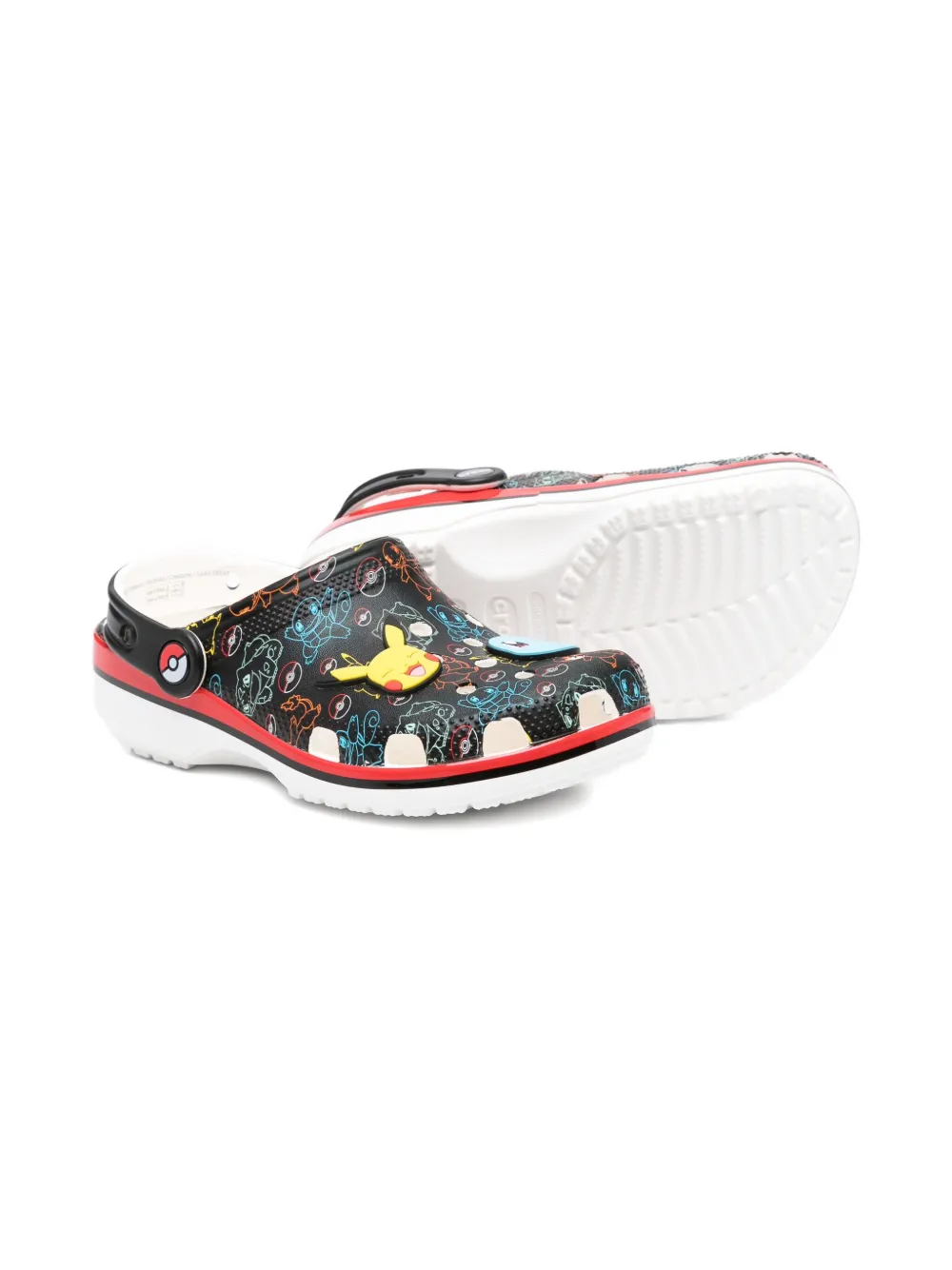 Crocs Kids pokemon-print clogs Black