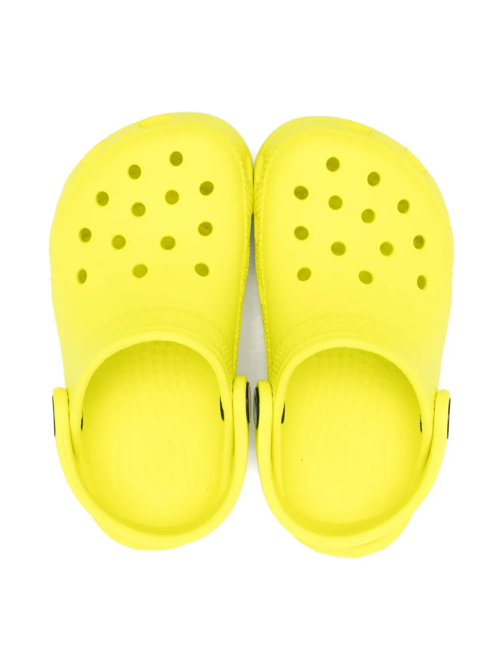 Crocs Kids Classic perforated sandals Yellow