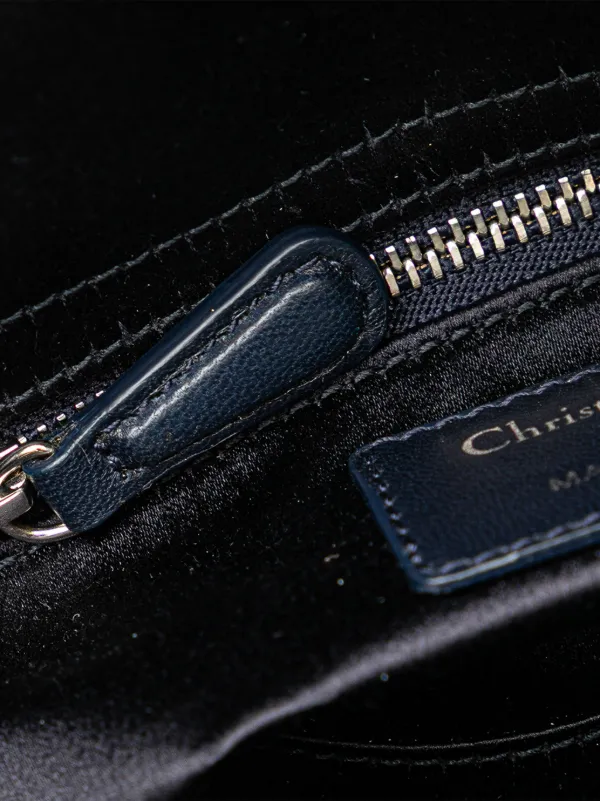 Christian Dior Pre-Owned 2017 ミニ サテン カナージュ ストラス