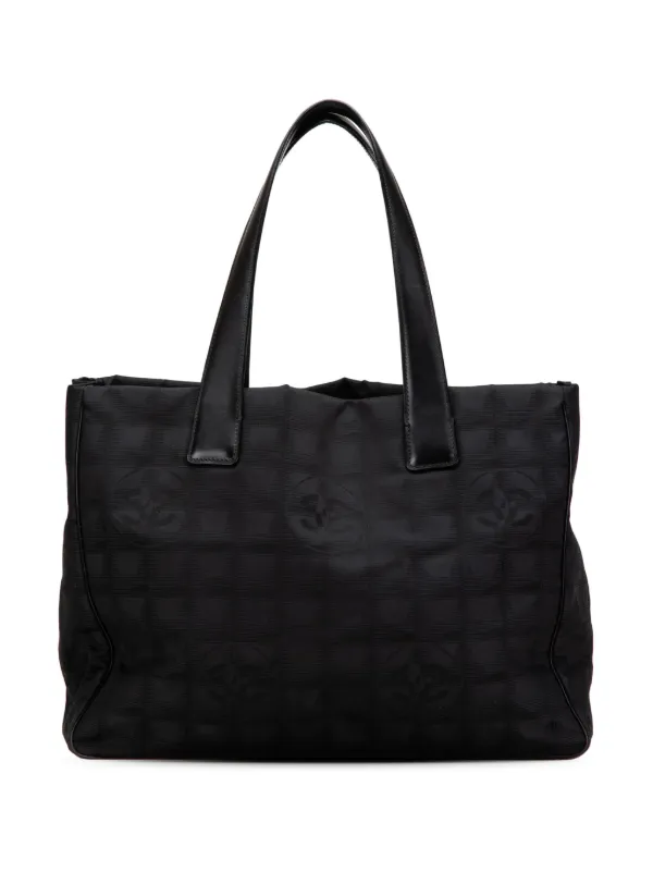 シャネル旧トラベルラインナイロントートバッグ