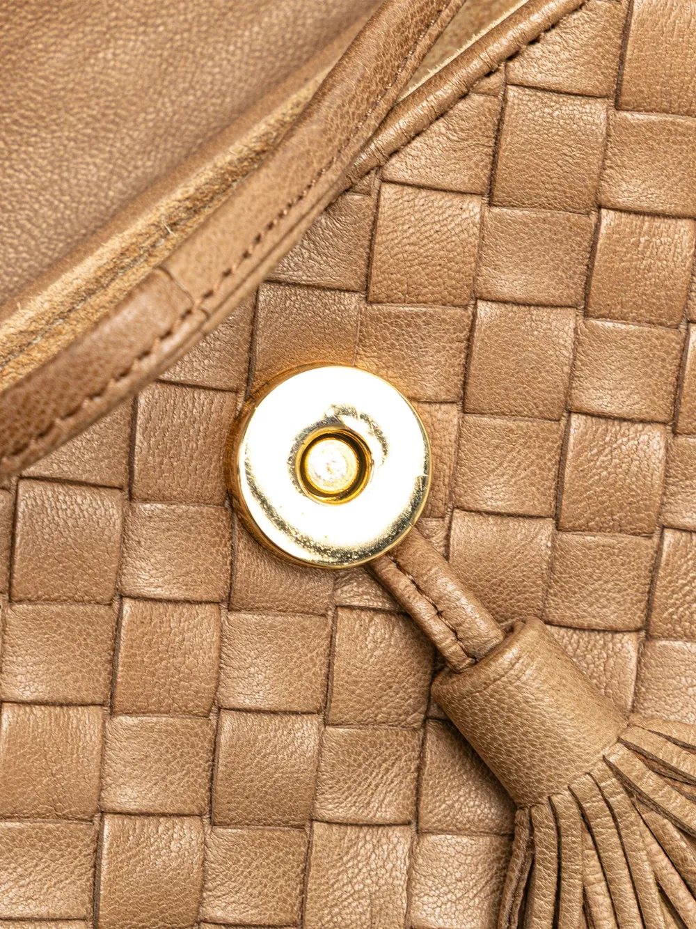 Pre-owned Bottega Veneta 20th Century Mini Nappa Intrecciato Crossbody Bag