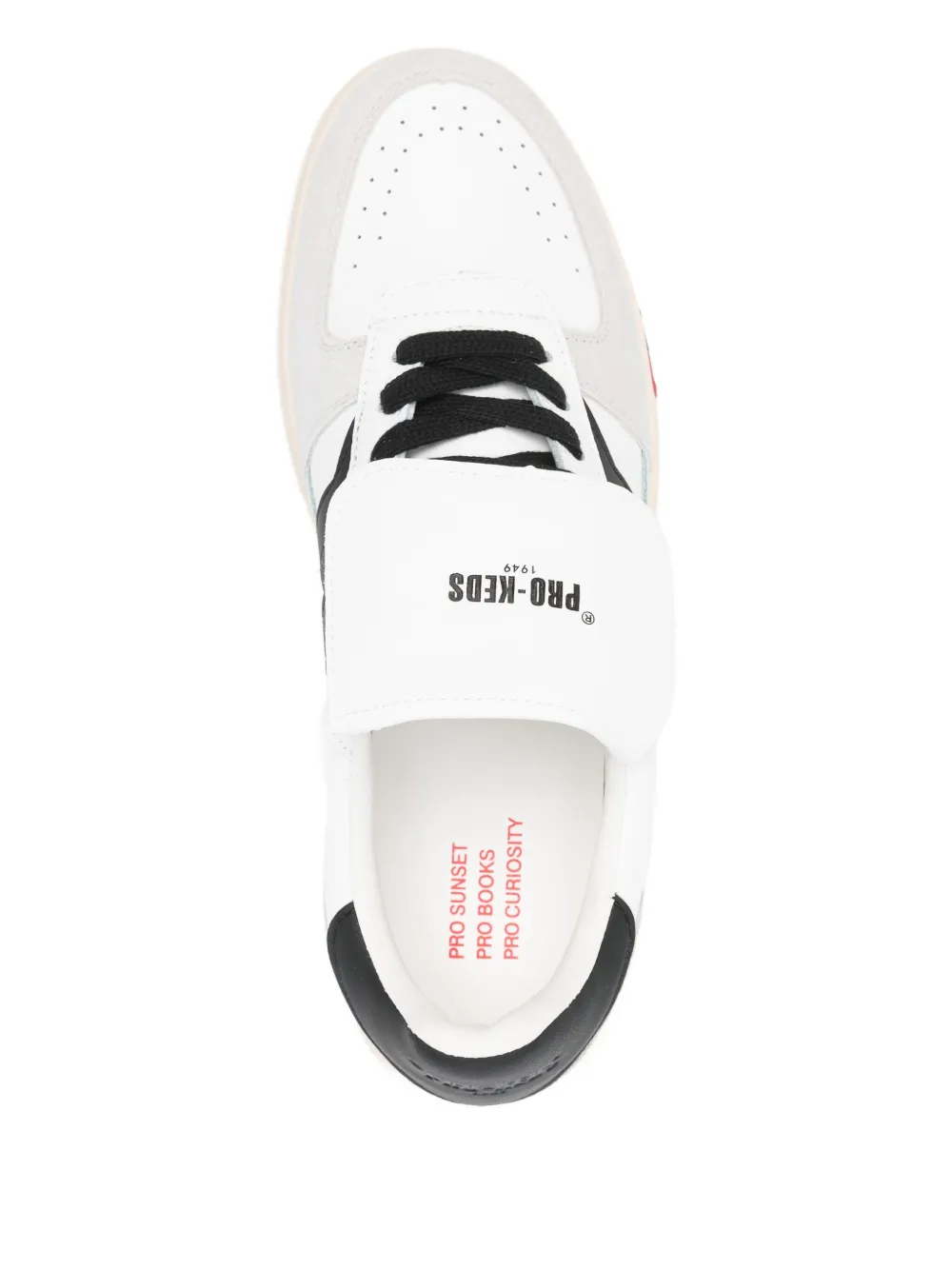 Pro-Keds strap detail low-tops White