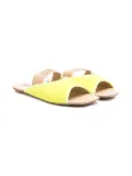 MM6 Maison Margiela Kids numbers-motif slides - Green