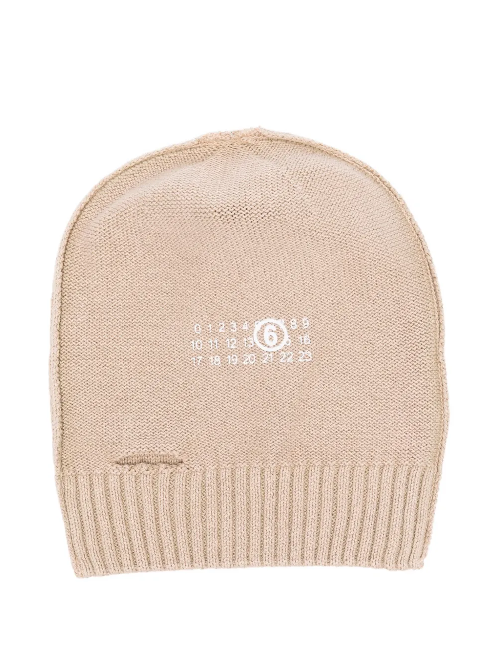 MM6 Maison Margiela Kids Muts met logo Beige
