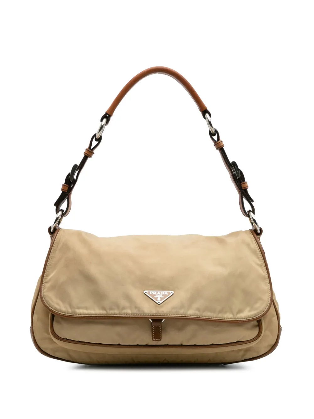 Prada Pre-Owned 2013-2024 Tessuto shoulder bag | Brown | Image 1