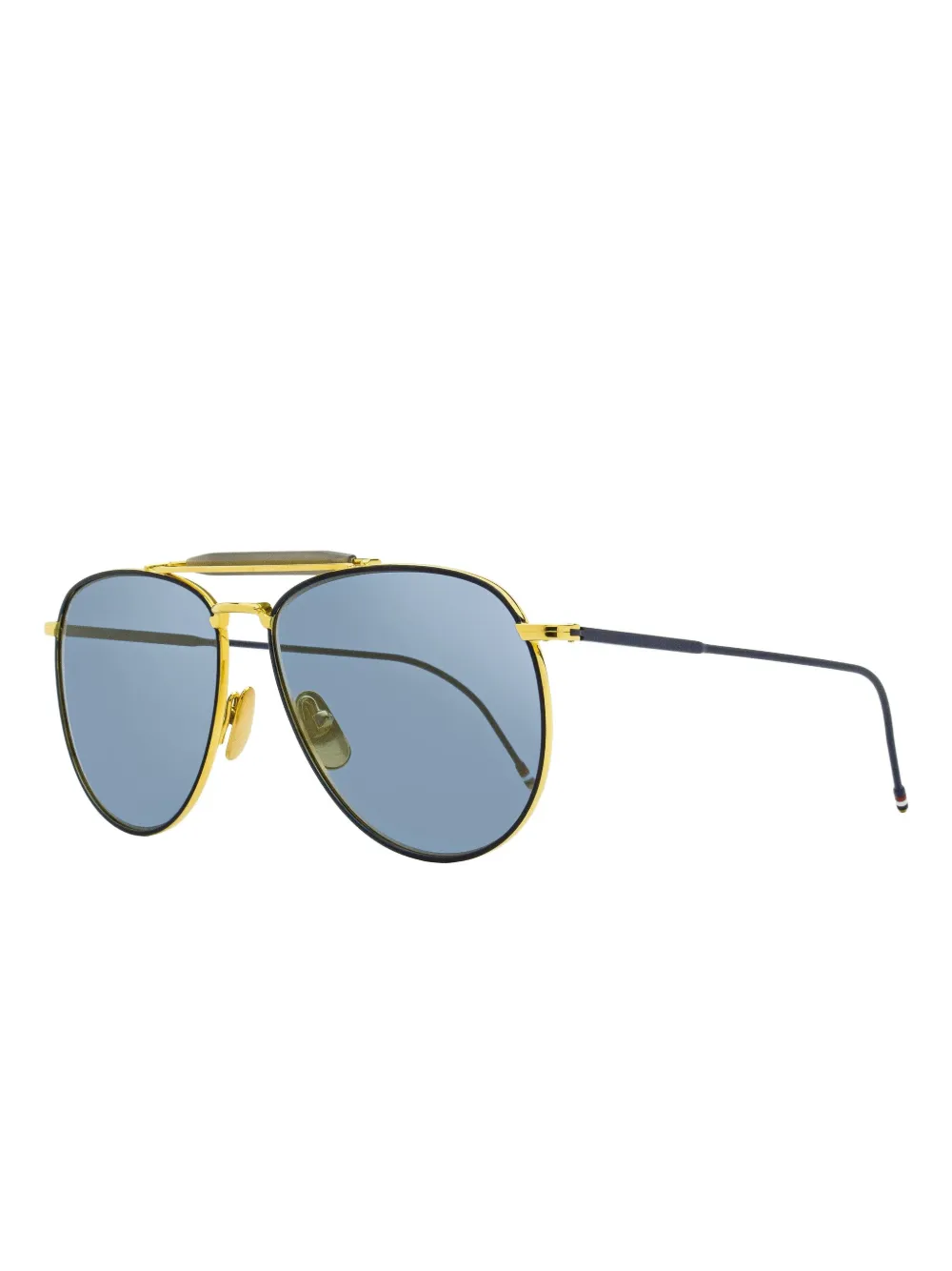 Thom Browne Eyewear pilot-frame metal sunglasses | Men | Image 2
