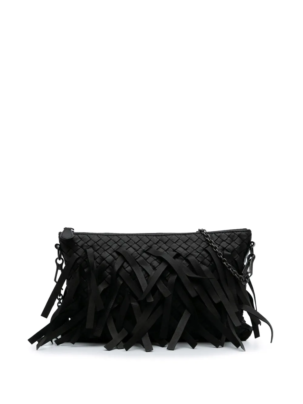 2012-2024 Nappa Intrecciato Palio Fringe Chain crossbody bag