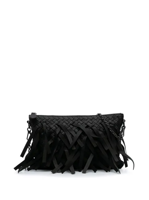 Bottega Veneta Pre-Owned 2012-2024 Nappa Intrecciato Palio Fringe Chain crossbody bag