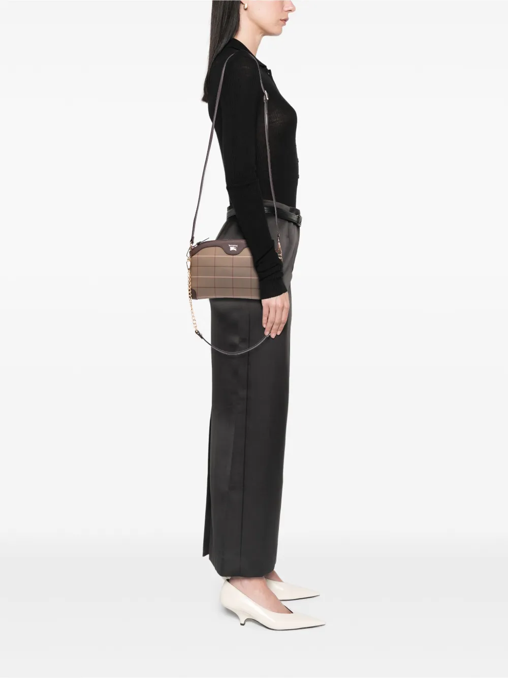 Burberry Pre-Owned 20th Century Vintage Check Canvas satchel | Pre-Owned | Image 2