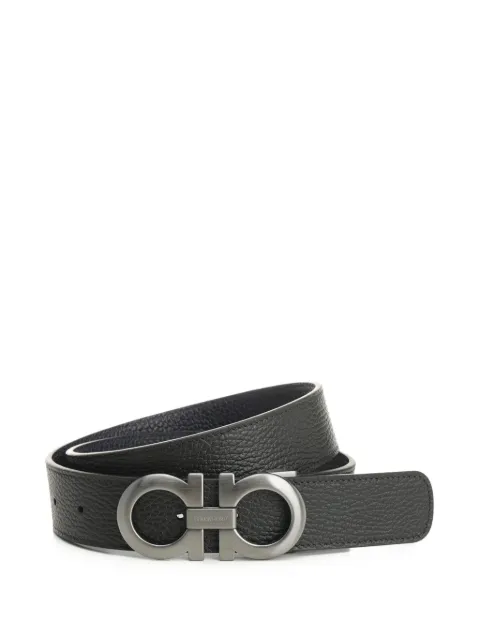 Ferragamo logo-buckle leather belt