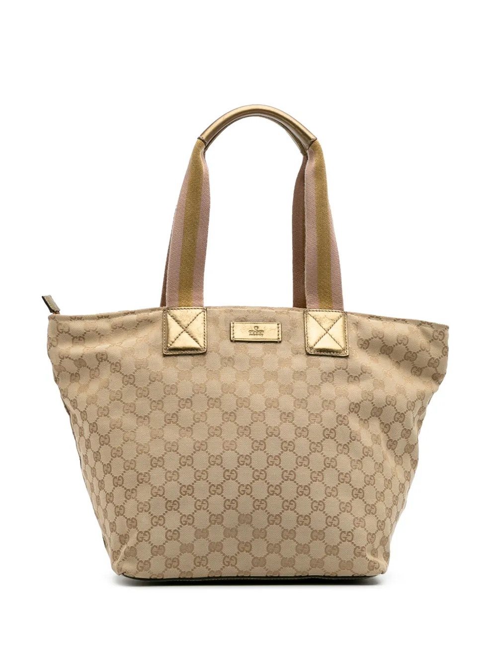 Gucci Pre-Owned 2000-2015 GG Canvas Web tote bag | Brown | Image 1