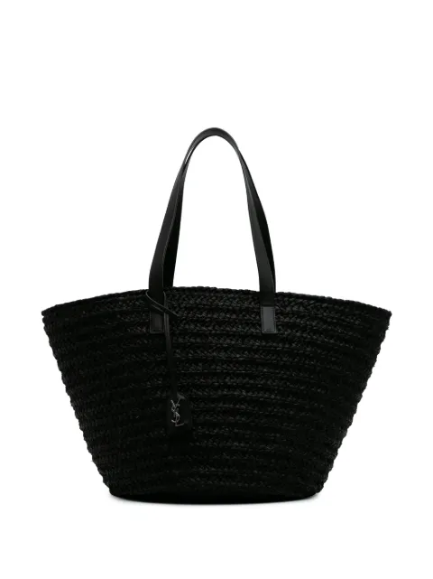 Saint Laurent Pre-Owned 2022 Medium Raffia Panier tote bag