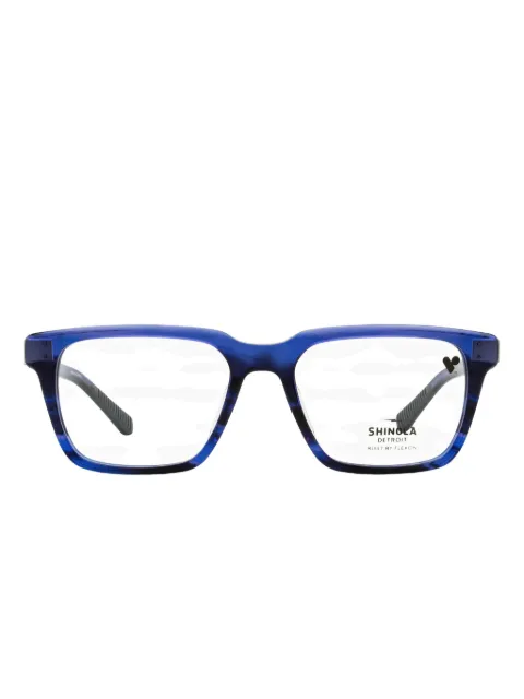 Shinola Flexon rectangular-frame glasses