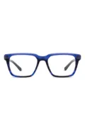 Shinola Flexon rectangular-frame glasses - Blue