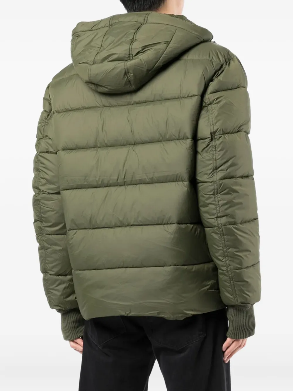 Alpha Industries Gevoerd jack met capuchon Groen