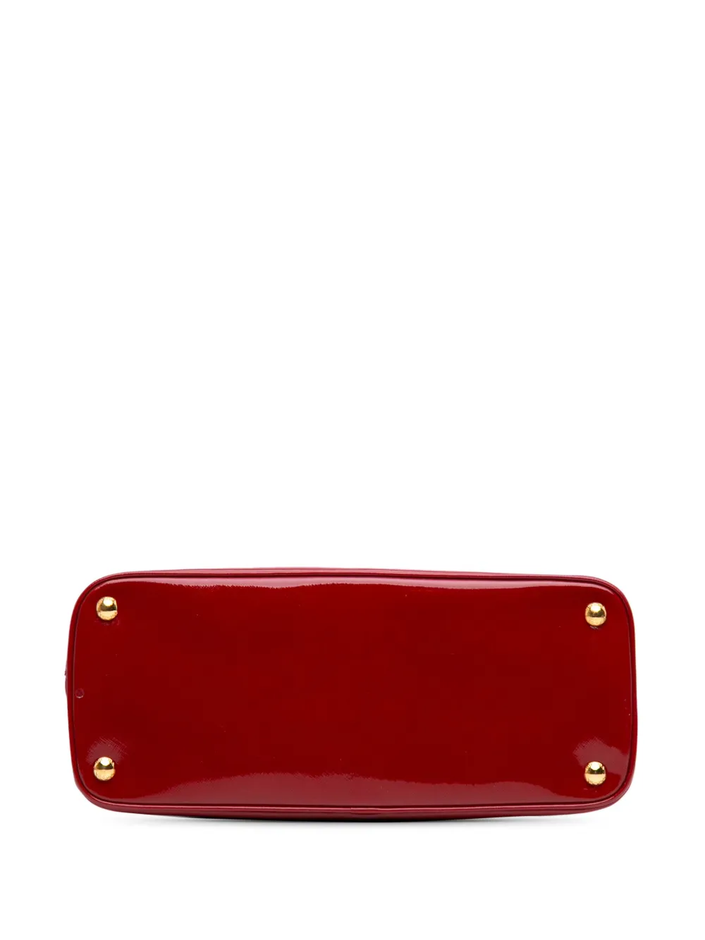 Pre-owned Prada 2010-2024 Medium Saffiano Vernice Promenade Satchel