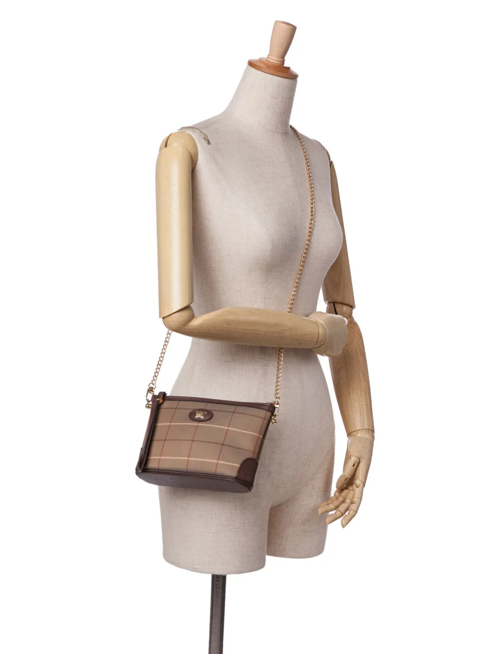 Burberry Pre-Owned 20th Century Vintage Check Canvas Chain crossbody bag | Pre-Owned | Image 2
