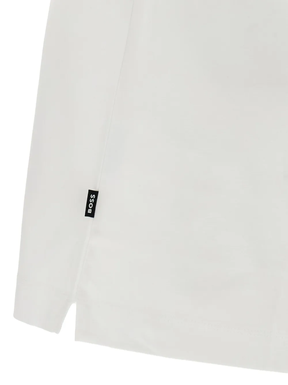 BOSS T-shirt met grafische print Wit