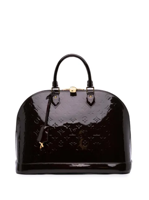 Louis Vuitton Pre-Owned Borsa a mano Alma GM in pelle Vernis con monogramma 2013
