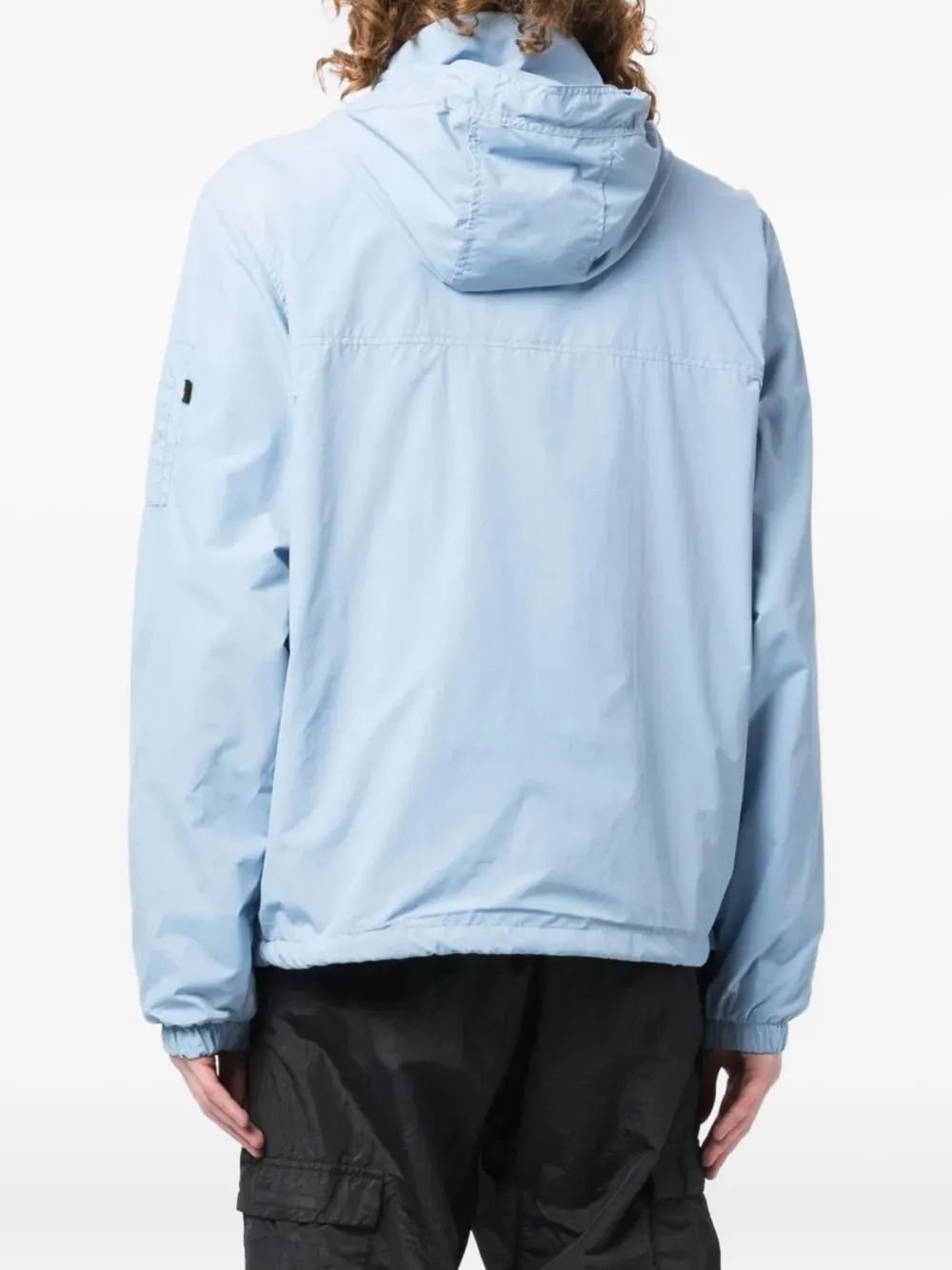 Alpha Industries Jack met geborduurd logo Blauw