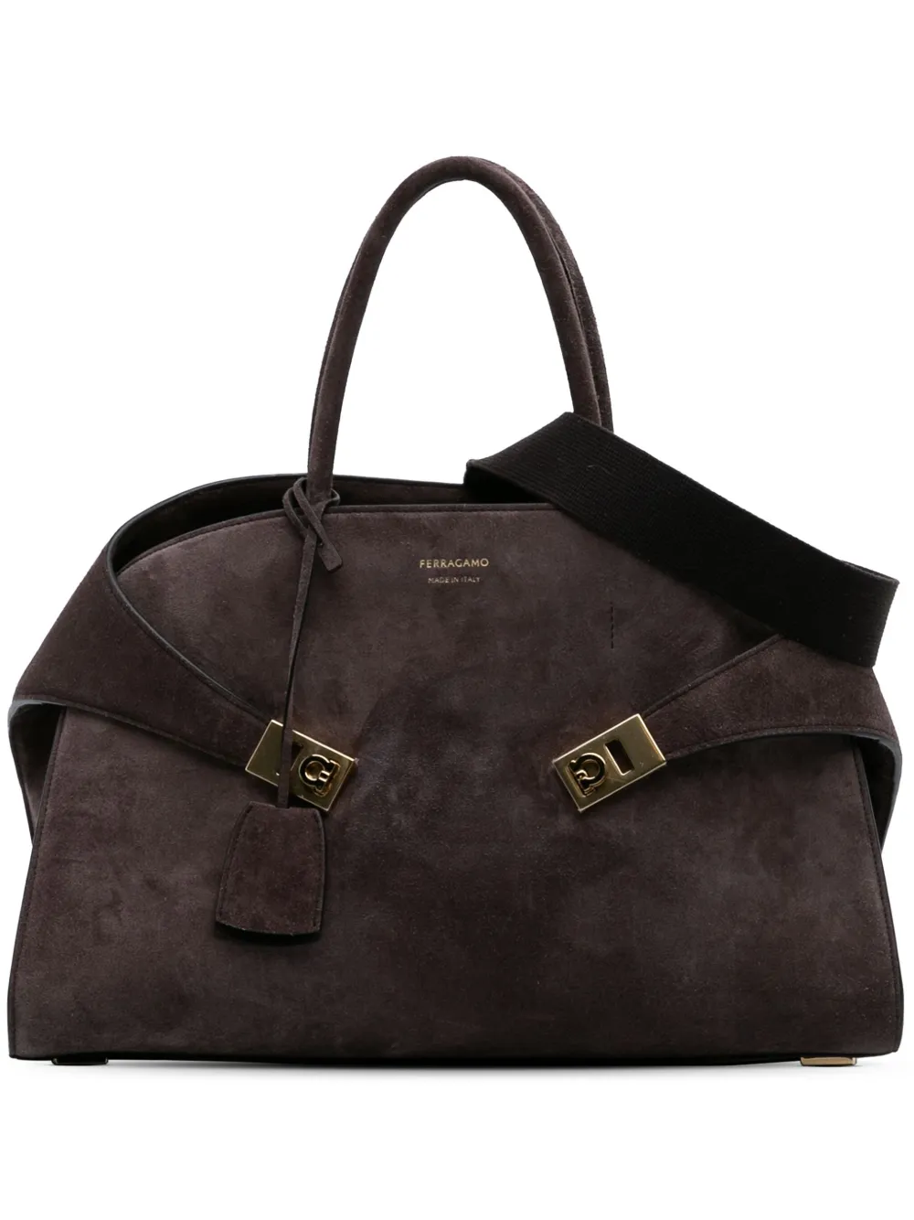 2021 Large Suede Hug Top Handle Bag satchel