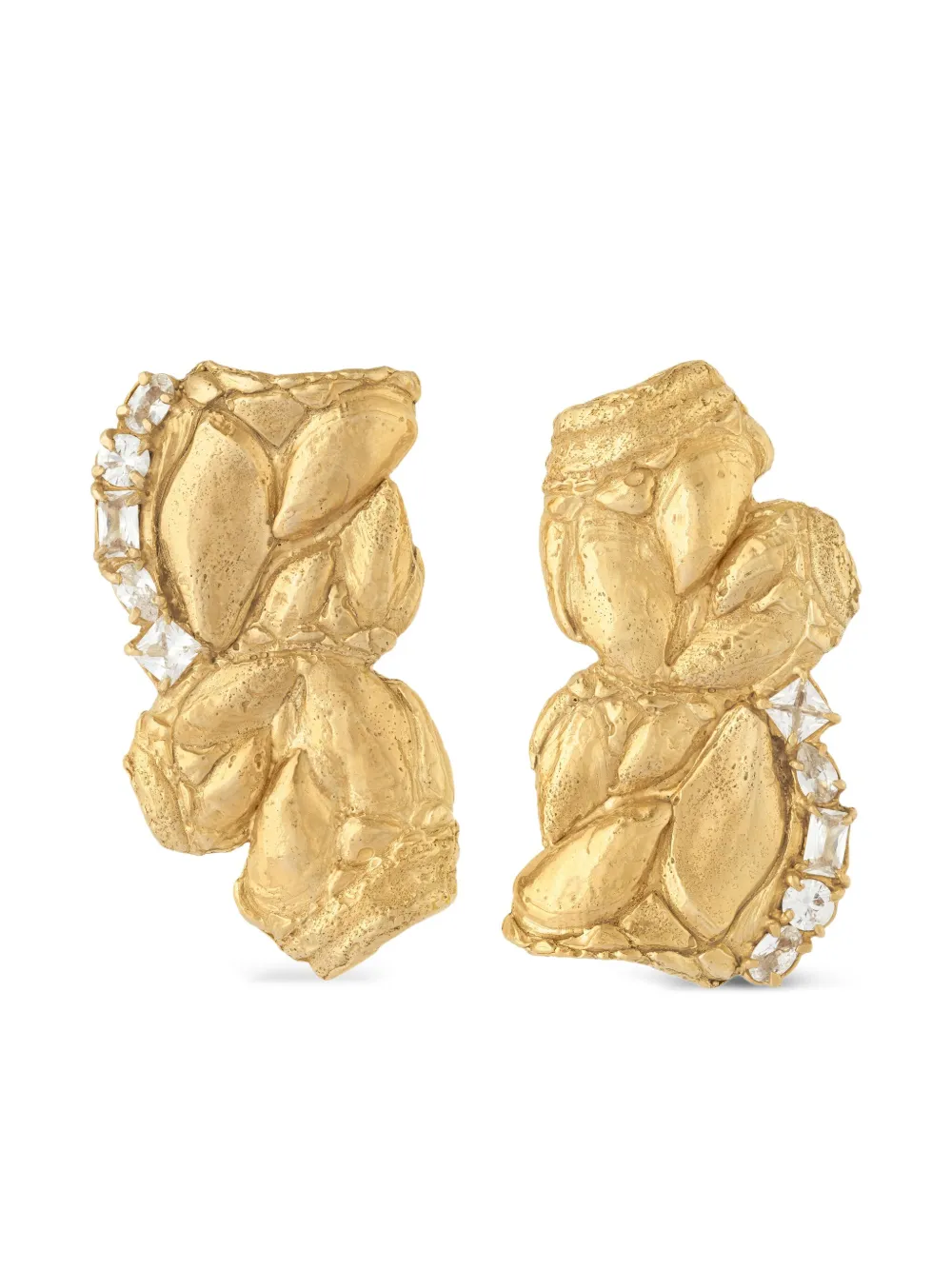 Zakia textured sapphire earrings