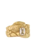 LOVENESS LEE textured sapphire ring - Gold