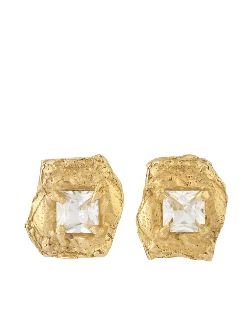 Deti textured sapphire earrings