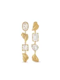 LOVENESS LEE Sami crystal earrings - Gold