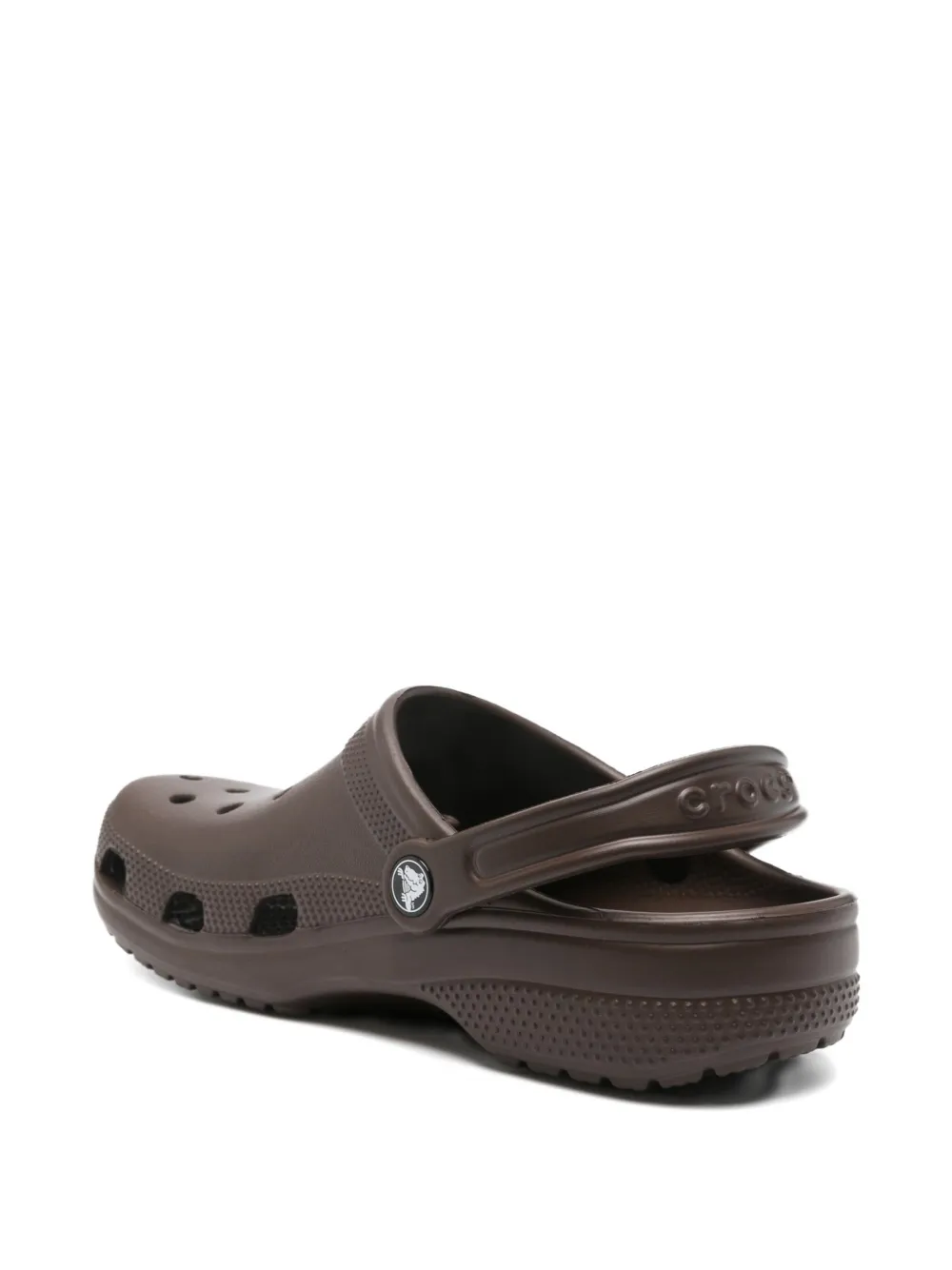 Crocs perforated heel-strap clogs Brown