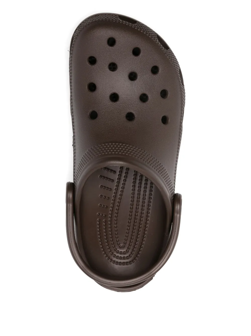 Crocs perforated heel-strap clogs Brown