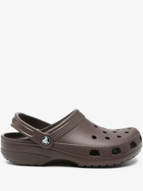 Crocs perforated heel-strap clogs
