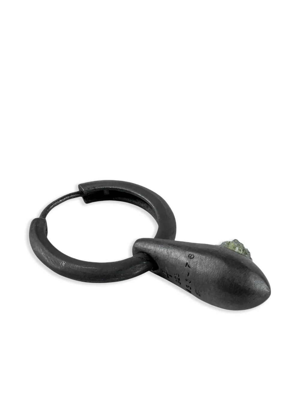 Parts of Four oxidised-silver teardrop earring | Women | Image 2