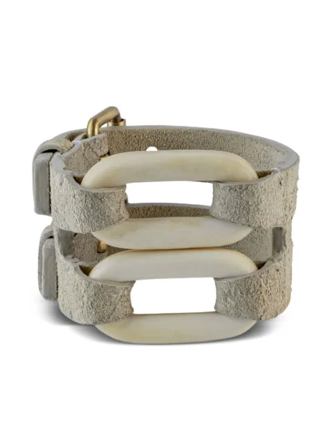 Parts of Four leather bracelet