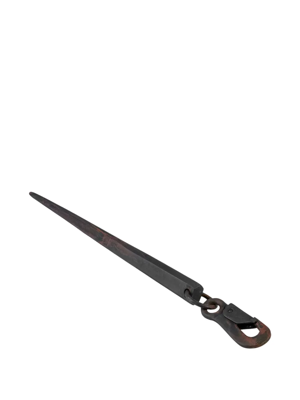 Parts of Four Spike keyring Zwart
