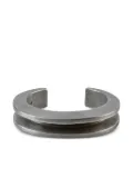 Parts of Four sterling silver Crescent Channel bracelet