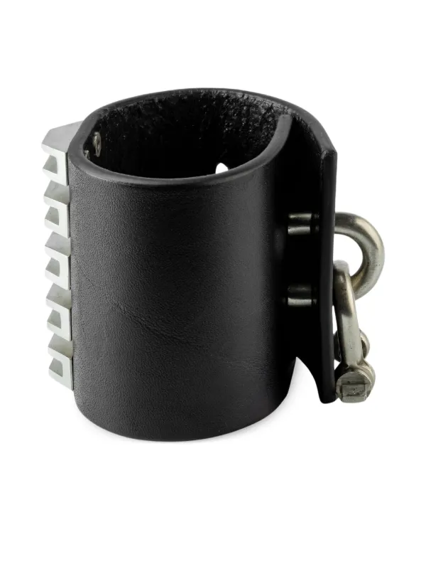 アクセサリー Parts of 4 Leather Strap Bracelet Parts Of Four Leather Bracelet | Black | FARFETCH