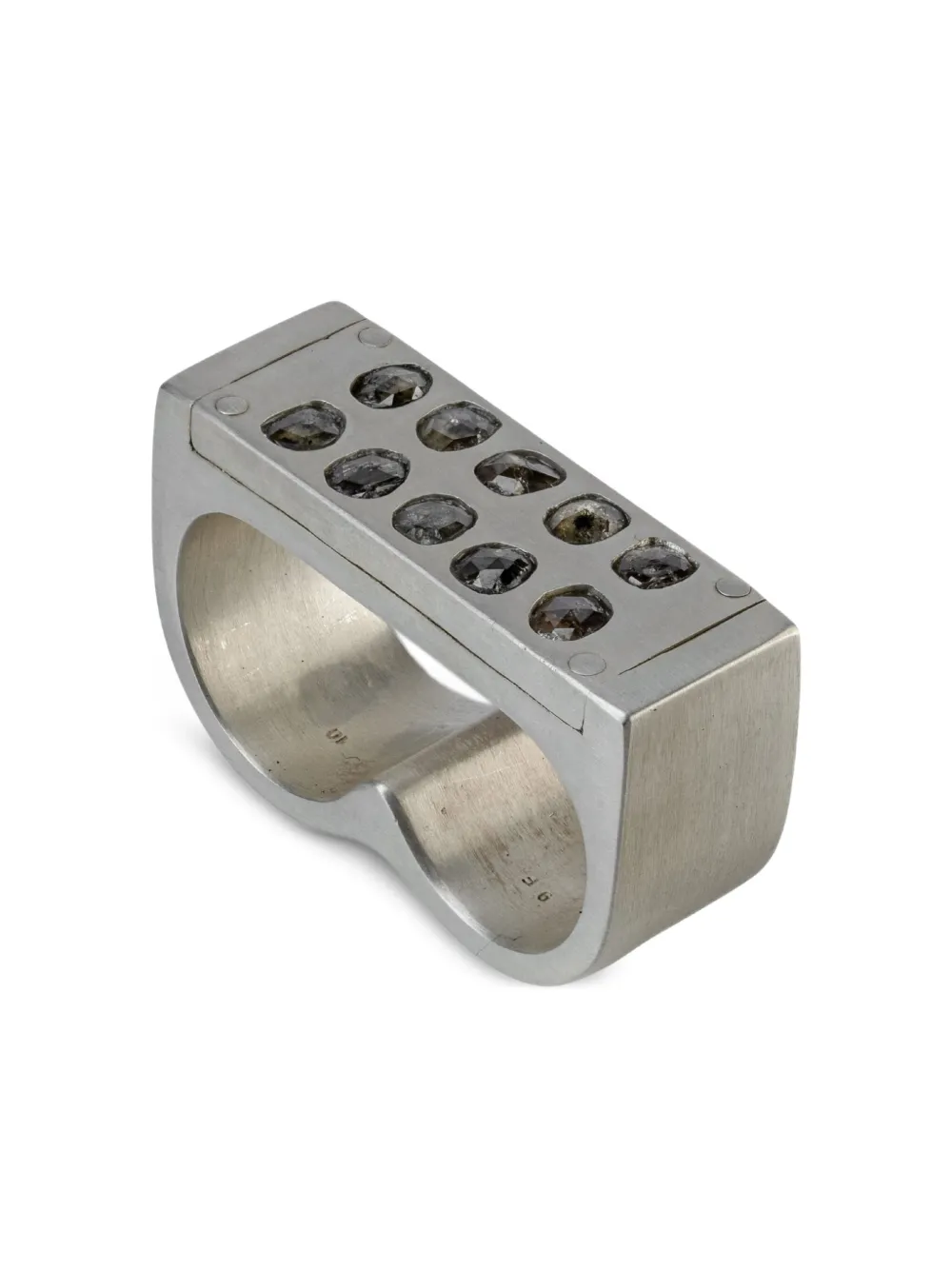 Parts of Four anillo Plate Double | plateado | Image 1