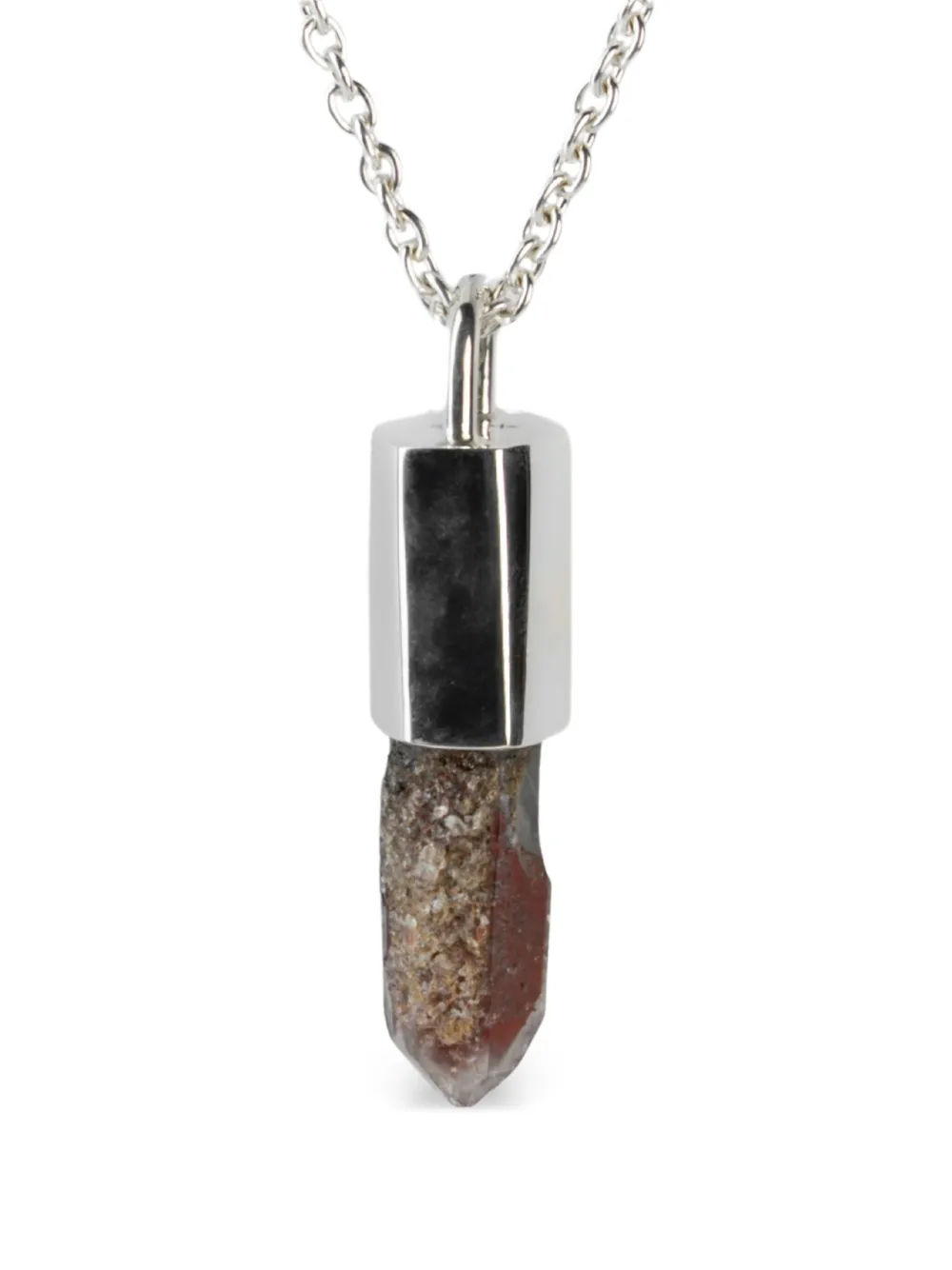 Parts of Four iron-quartz sterling silver necklace | Silver | Image 1